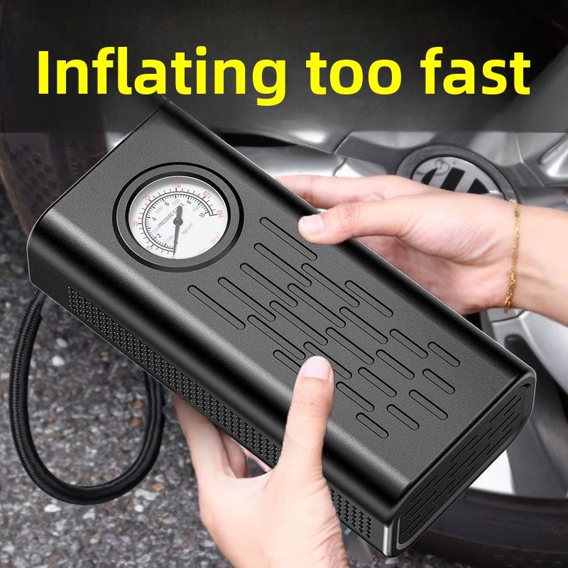 German wireless charging air pump motorcycle bicycle electric air pump high power portable air pump