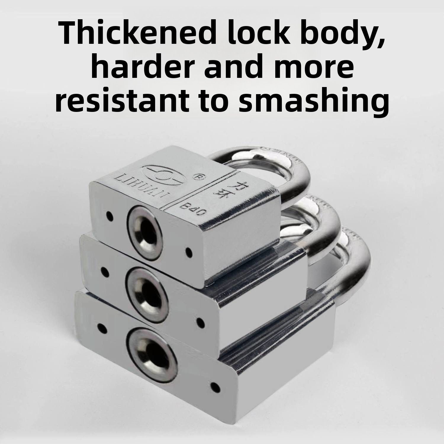 Blade opening lock padlock universal lock body and co-open concentric lock one key open multiple locks Electric property lock lock door anti-theft convenient safety door lock