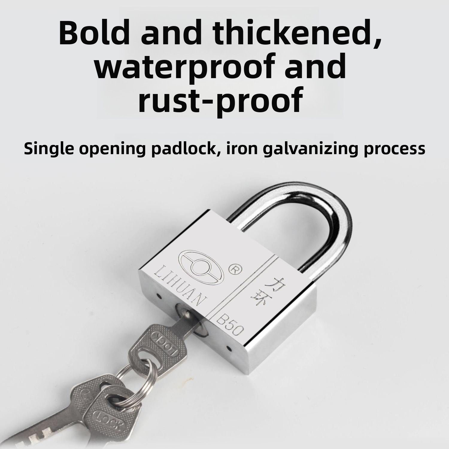 Blade opening lock padlock universal lock body and co-open concentric lock one key open multiple locks Electric property lock lock door anti-theft convenient safety door lock