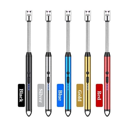 Windproof Electric USB Lighter Rechargeable for Gas Stove Candles and BBQ Grills Safe Durable and Convenient for Home Outdoor Use