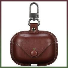 DISCOUNT DEALS!! Brand New Leather Case for Airpods Pro - Luxury Protective Cover with Anti-lost Buckle for Air Pods 1/2/3, Genuine High Quality Waterproof Leather - Cases