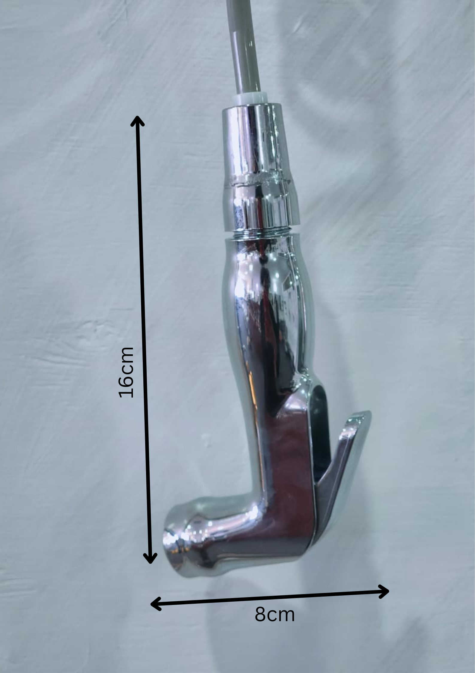 WK Arabic Shower Handheld Shataf Bidet Set K8666 with Spiral Pipe T-junction 2-way Connector K-8666/8672