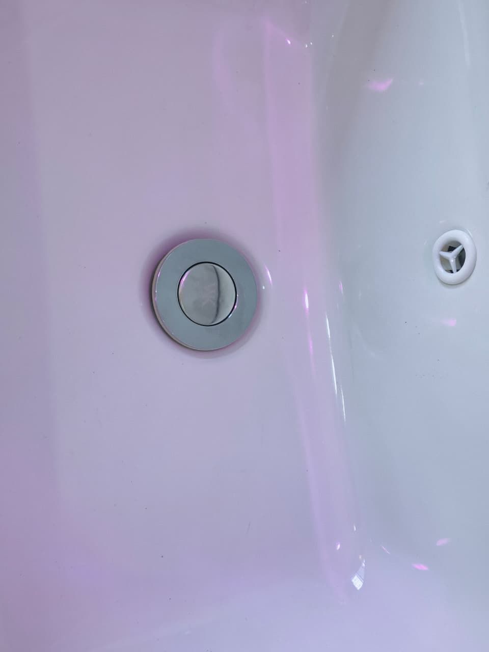 WK Bathroom Cabinet Sink Plug-Chrome Plated Handwash Basin Sink  Rotating Stainless Steel Drain with Overflow K-X420L