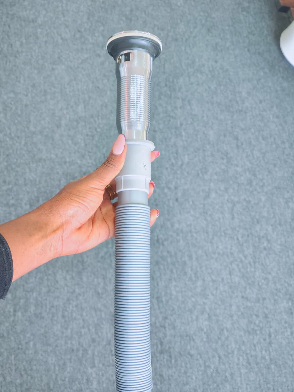 WK Bathroom Cabinet Sink Plug-Chrome Plated Handwash Basin Sink  Rotating Stainless Steel Drain with Overflow K-X420L