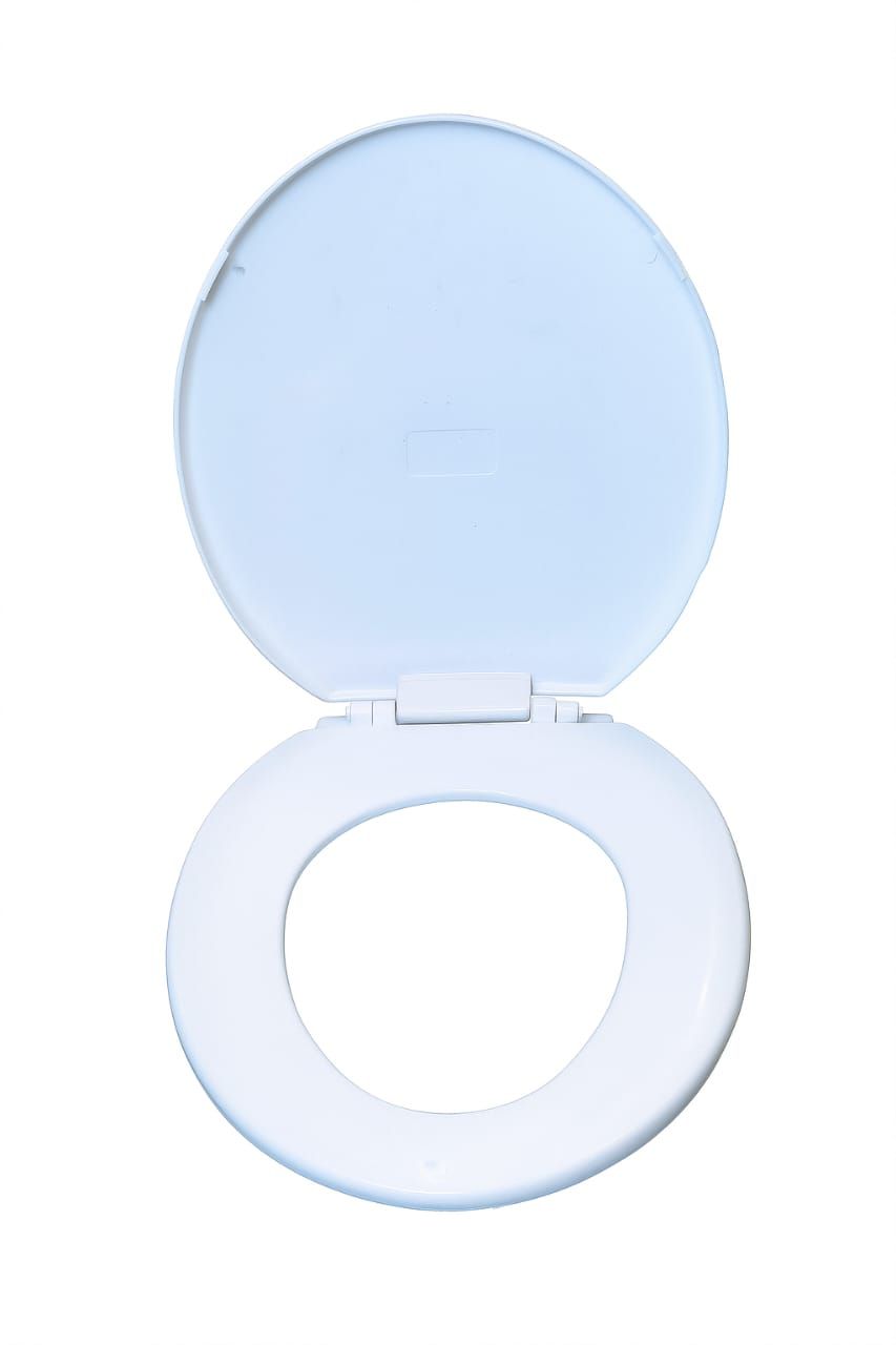 Kensplastic Durable PVC Soft Toilet Seat Lid/Cover K-T402 with Toughened Construction