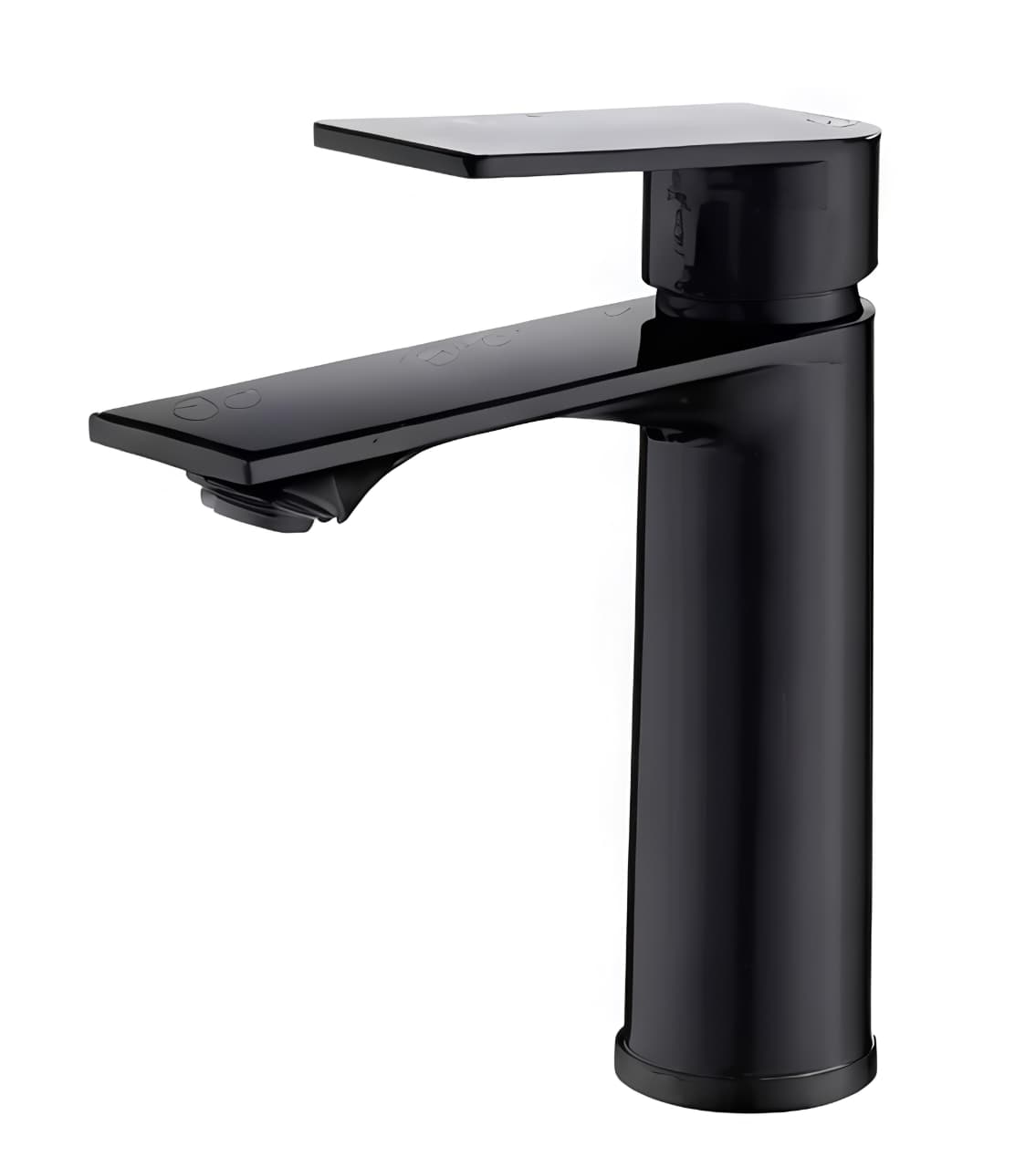 Single lever copper deck mount mixer tap K-8125/26H for handwash basins and bathroom sinks. With  hot and cold water control