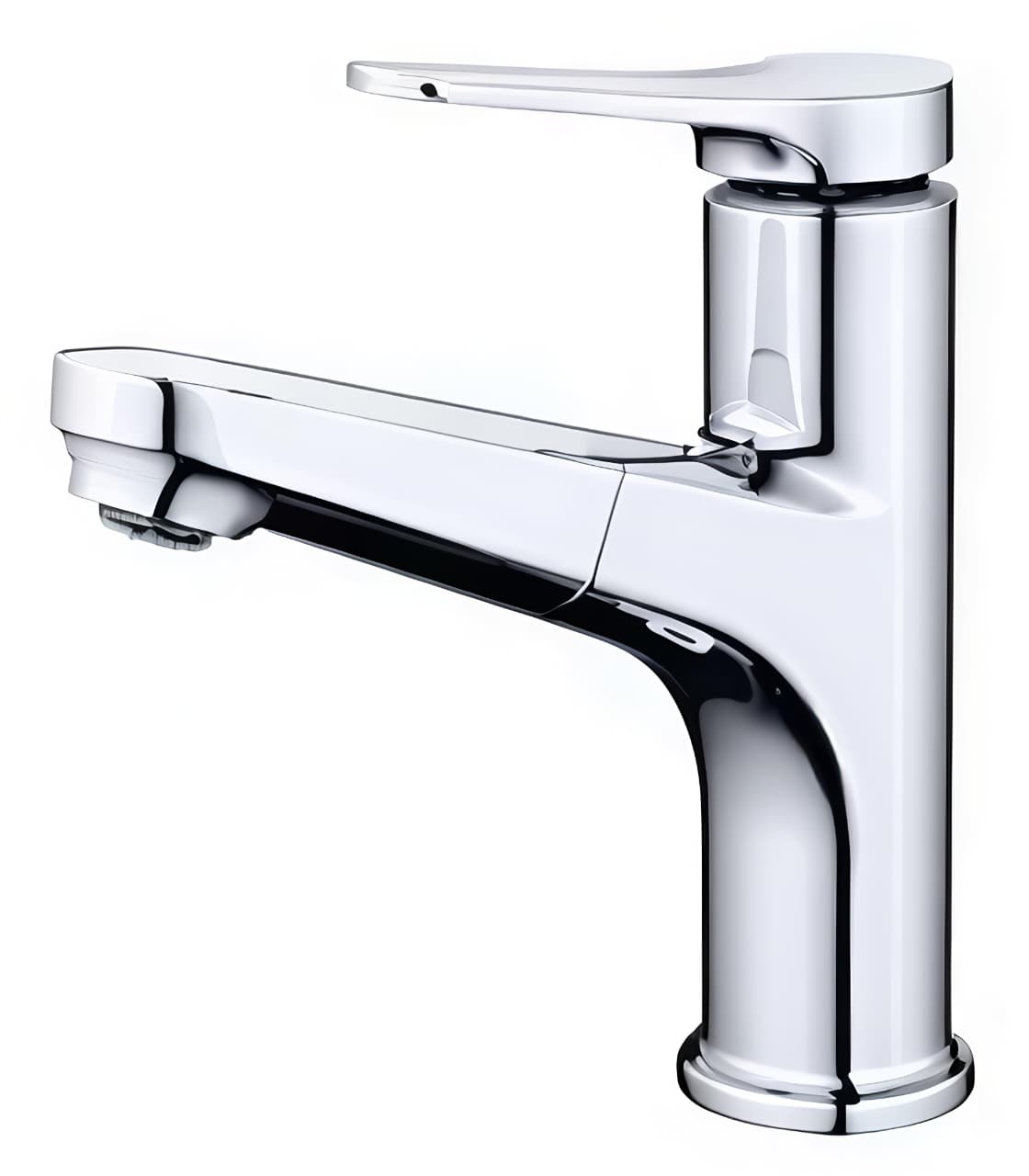 WK Deck Mount Stainless Steel Pull-out Kitchen Mixer Tap K8205/06Q