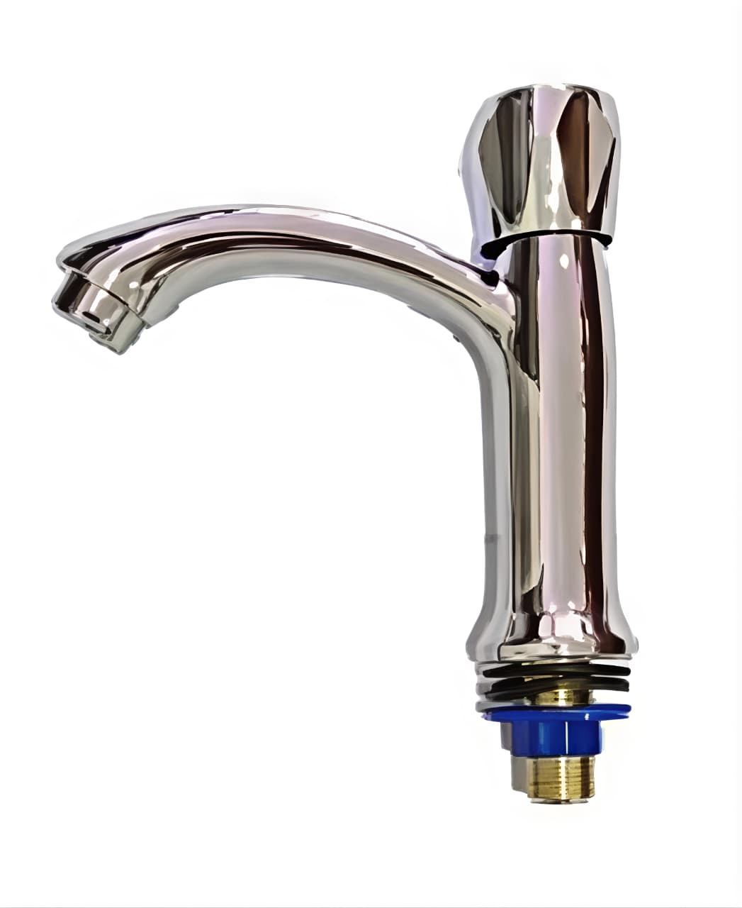 Glimma Single Lever Circular Knob Control Cold Water Pillar Handwash Basin Tap G-79001