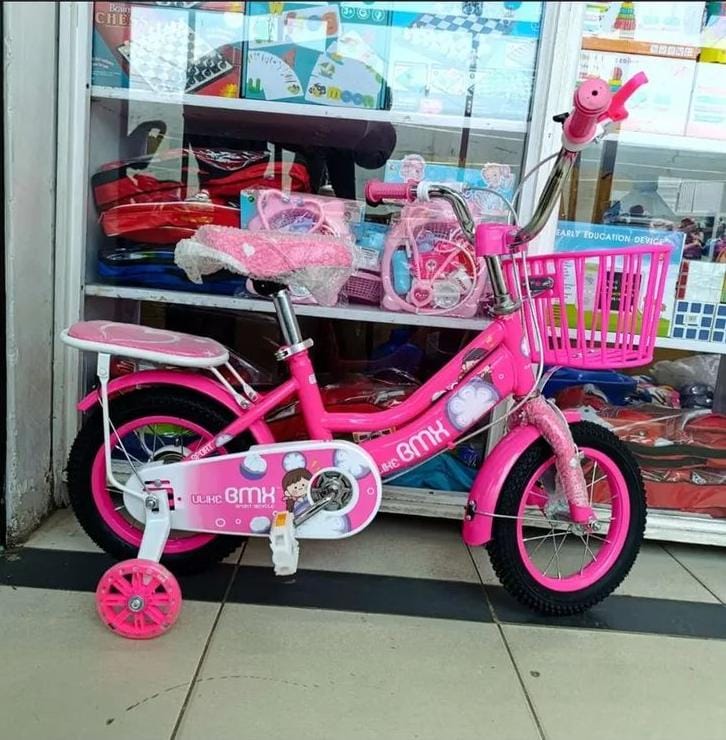 SIZE 12 PINK AGE 2 TO 6 YEARS BICYCLE