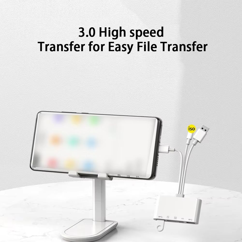 5 in 1 USB OTG Adapter Type C To SD TF Memory Card Reader USB Type C OTG Converter Multimemory Adapte for Android/iPhone/iPad
