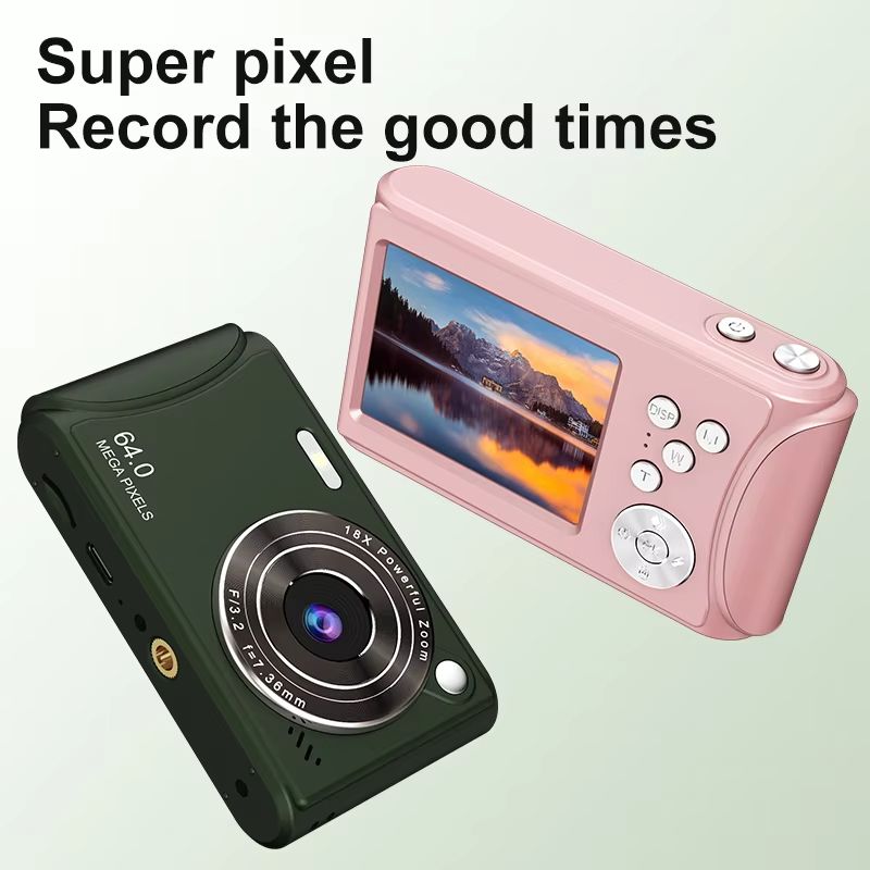 4K Digital Camera Autofocus Vlogging Camera HD 36MP Entry-level Student Camera 2.4 Inch Screen 18X Zoom for Photography Video