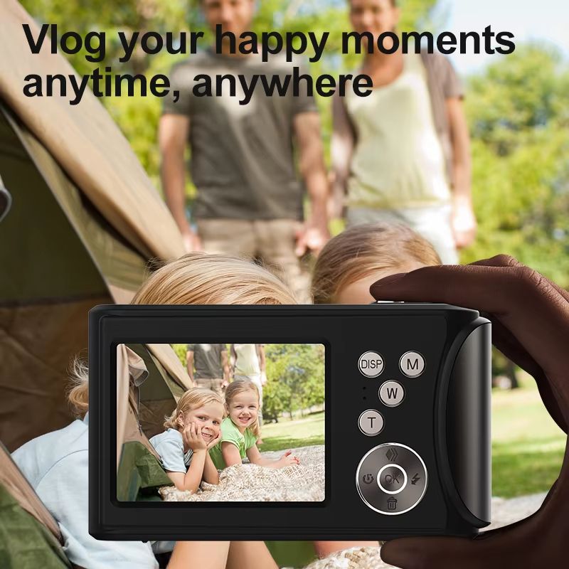 4K Digital Camera Autofocus Vlogging Camera HD 36MP Entry-level Student Camera 2.4 Inch Screen 18X Zoom for Photography Video