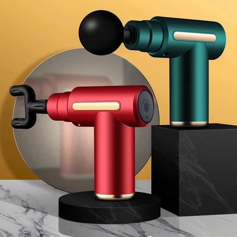 Massage Gun Muscle Relaxation Massage Equipment Neck Membrane Rob Cervical Spine Massage Instrument Mini Fascia Gun Wireless