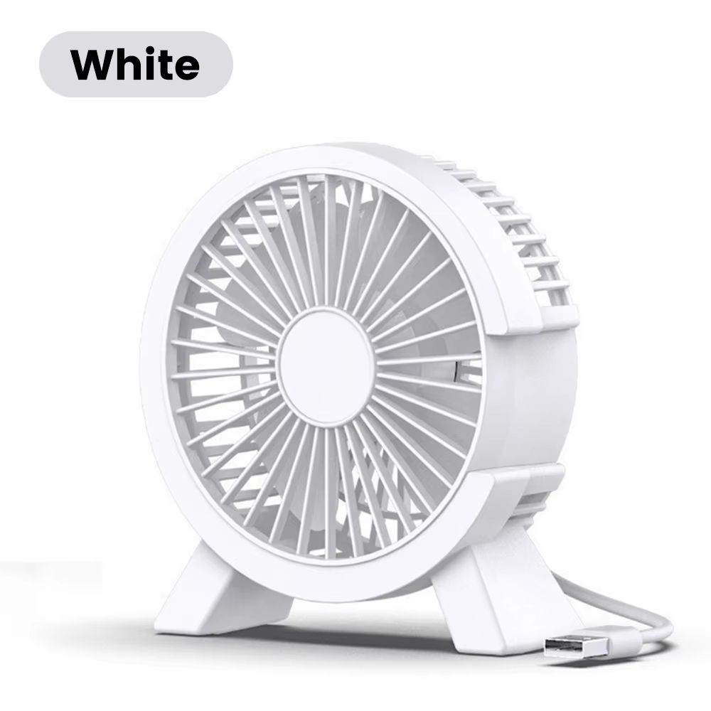 Mini USB Rechargeable Table Fan Portable USB Small Fan Fan For Student Dormitory Computer Summer Gadget Home Desk Office