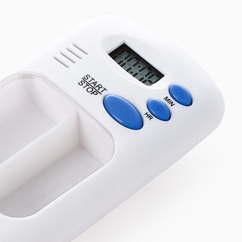 Mini Portable Pill Reminder Drug Alarm Timer Electronic Box Organizer LED Display Medicine Case Alarm Clock Reminder Pill Box