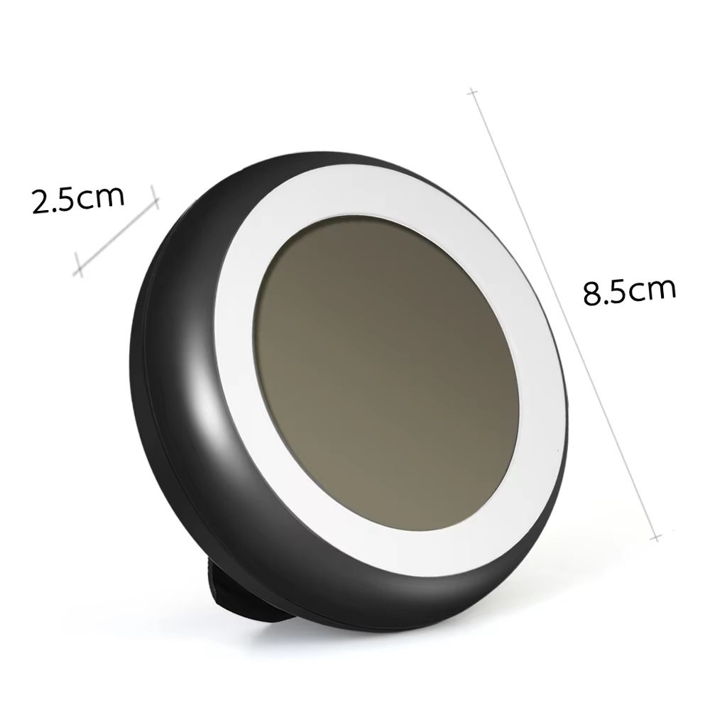 Digital thermometer, hygrometer, temperature and humidity meter, circular household digital display temperature and humidity meter, indoor humidity meter, mini temperature and humidity meter