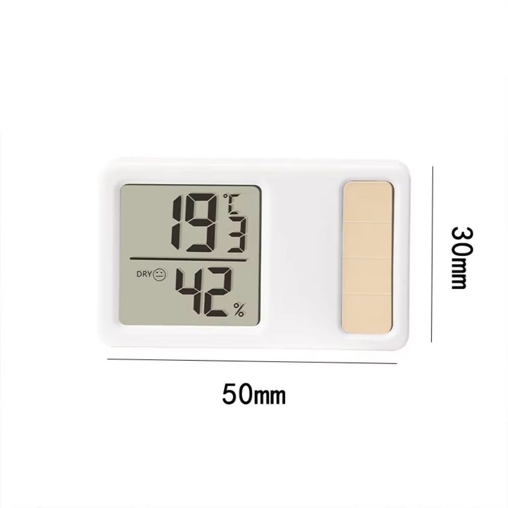 Solar thermometer, high-precision mini digital temperature and humidity, household thermometer, electronic digital high-precision display, portable measuring instrument