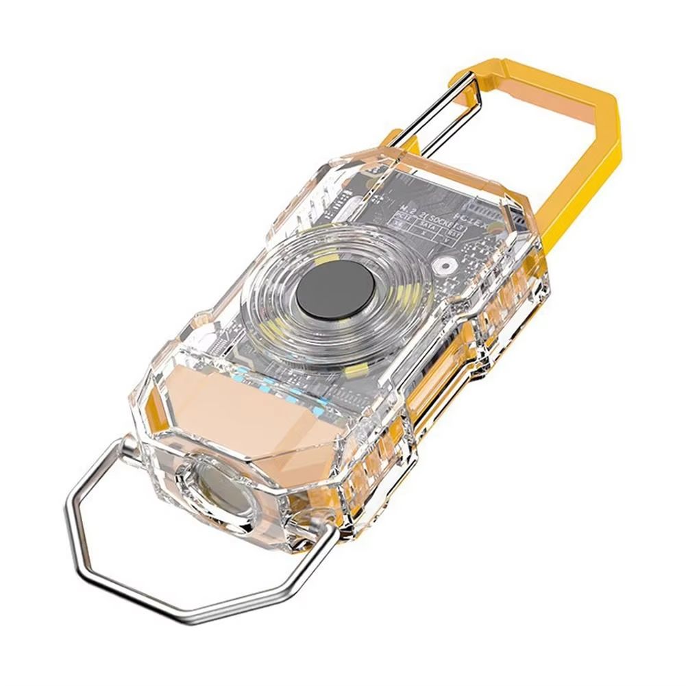 Keychain Work Light Rechargeable Mini Flashlight High Lumens Portable LED Light For Camping Hiking Running Dropshipping