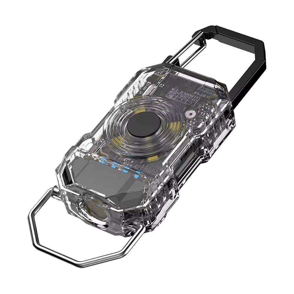 Keychain Work Light Rechargeable Mini Flashlight High Lumens Portable LED Light For Camping Hiking Running Dropshipping