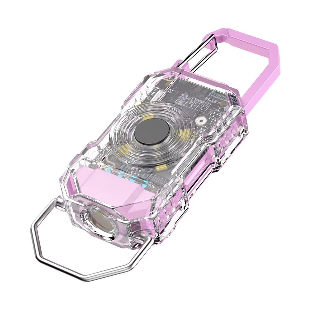 Keychain Work Light Rechargeable Mini Flashlight High Lumens Portable LED Light For Camping Hiking Running Dropshipping