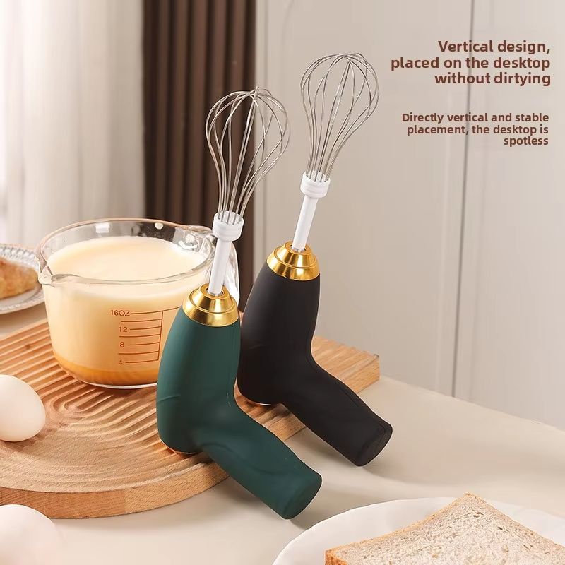 Electric mixer, milk frother, handheld egg beater, portable beverage coffee machine, cake cream machine, kitchen batter mixer