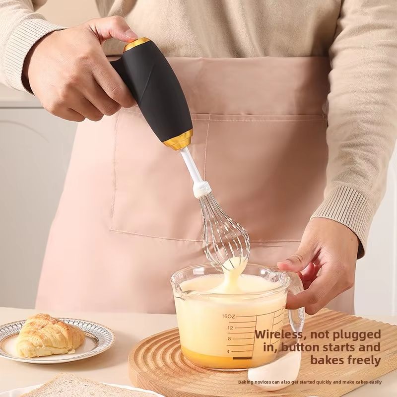 Electric mixer, milk frother, handheld egg beater, portable beverage coffee machine, cake cream machine, kitchen batter mixer