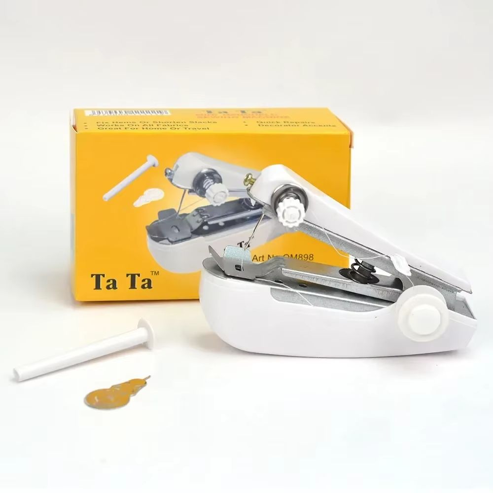 Manual Sewing Machine Portable Mini Cordless Stitch Machines Useful For DIY Household Clothes Leather Handheld Tools Accessories