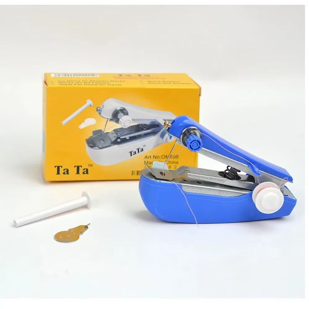 Manual Sewing Machine Portable Mini Cordless Stitch Machines Useful For DIY Household Clothes Leather Handheld Tools Accessories