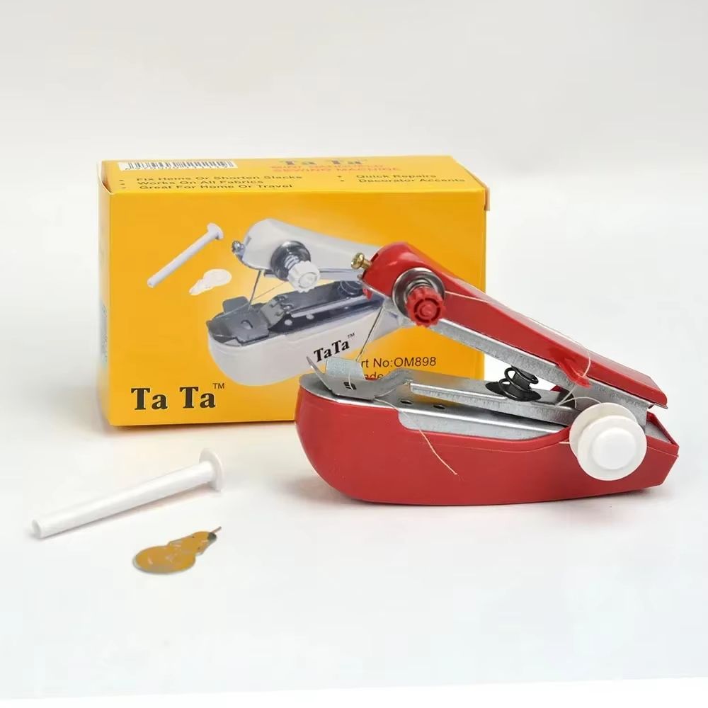 Manual Sewing Machine Portable Mini Cordless Stitch Machines Useful For DIY Household Clothes Leather Handheld Tools Accessories
