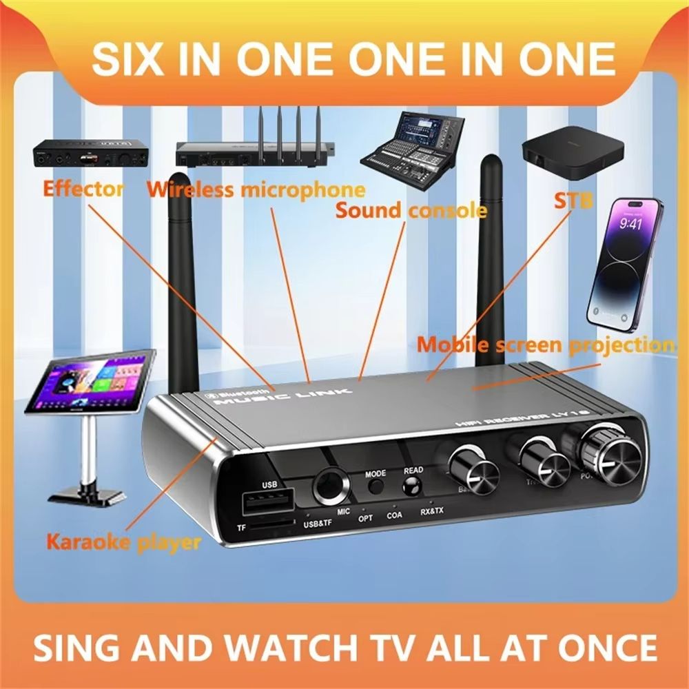 Bluetooth 5.4 Transmitter Receiver AUX 3.5mm 6.5mm Coaxial Optical Fiber Wireless Music Audio Adapter Remote Control For TV PC