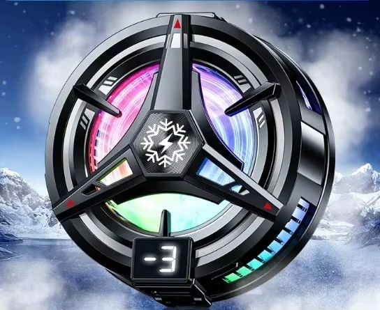 Mobile Phone Cooler 3 Gears Adjustable Fan Cellphone Cooler Magnetic Fast Freezing Cooling Radiator For iPhone 12 13 14 15 16