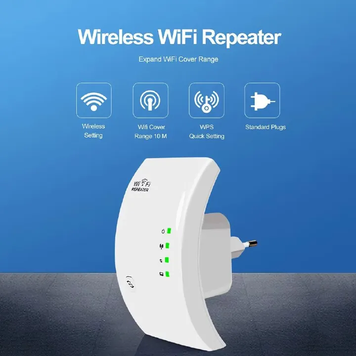 300Mbps WiFi Repeater WiFi Extender Router WiFi Signal Amplifier Wireless Wi Fi Booster Long Range Wi-Fi Repeater Access Point