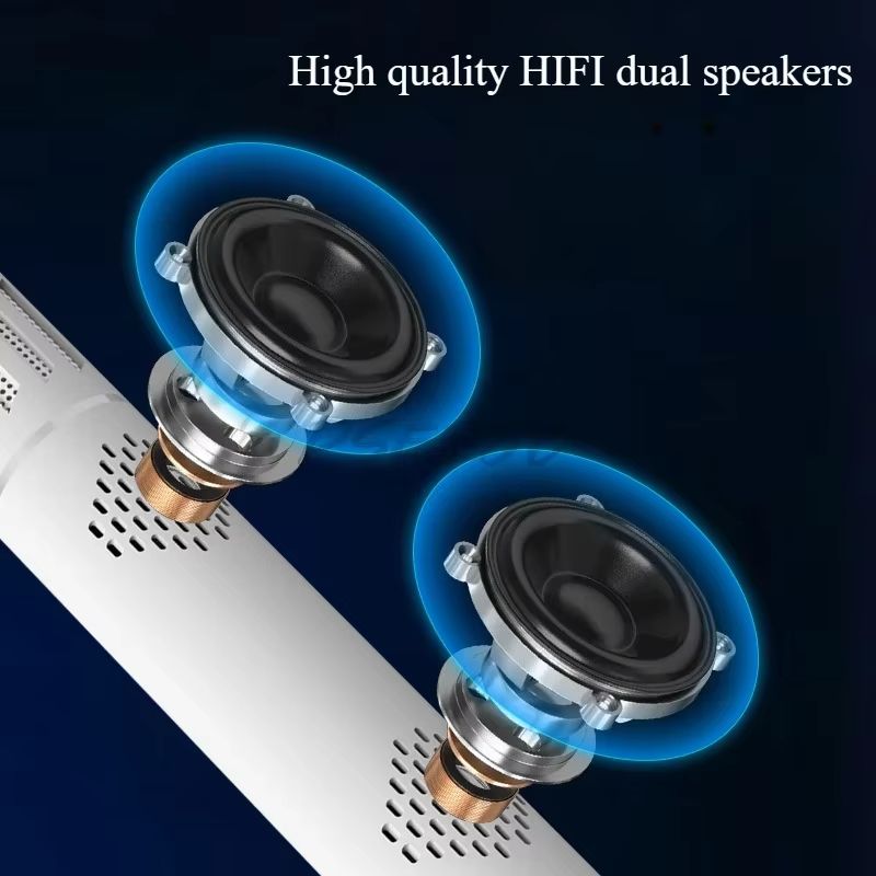 New K20 Bluetooth Speaker Wireless Live Broadcast Microphone Integrated Mobile Phone Karaoke Large Capacity Battery
