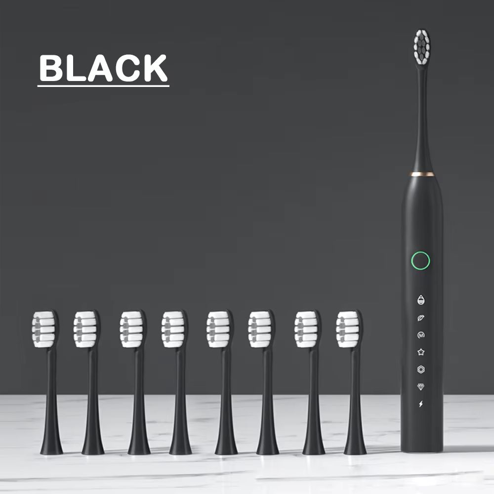 Sonic Electric Toothbrush For Adults Children Rechargeable Ultrasound Teeth Whitening Tools IPX7 Waterproof 8 Brush Head