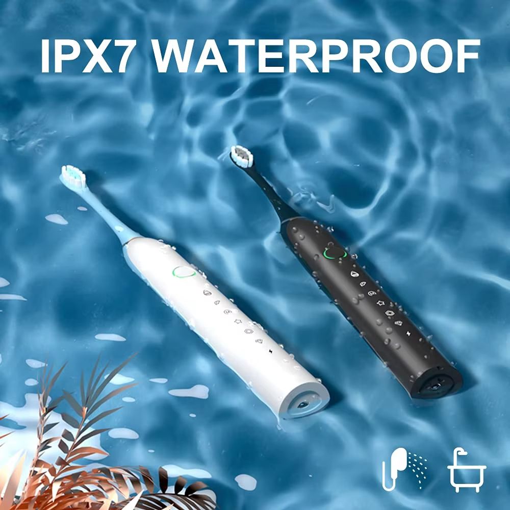 Sonic Electric Toothbrush For Adults Children Rechargeable Ultrasound Teeth Whitening Tools IPX7 Waterproof 8 Brush Head