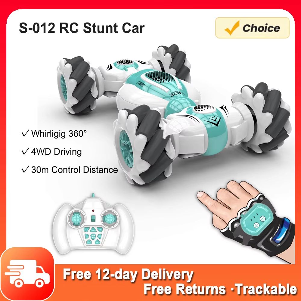 Remote Control Stunt Car Gesture Induction Twisting Off-Road Vehicle All Terrain Drift Dancing Side Driving RC Toy Gift for Kids
