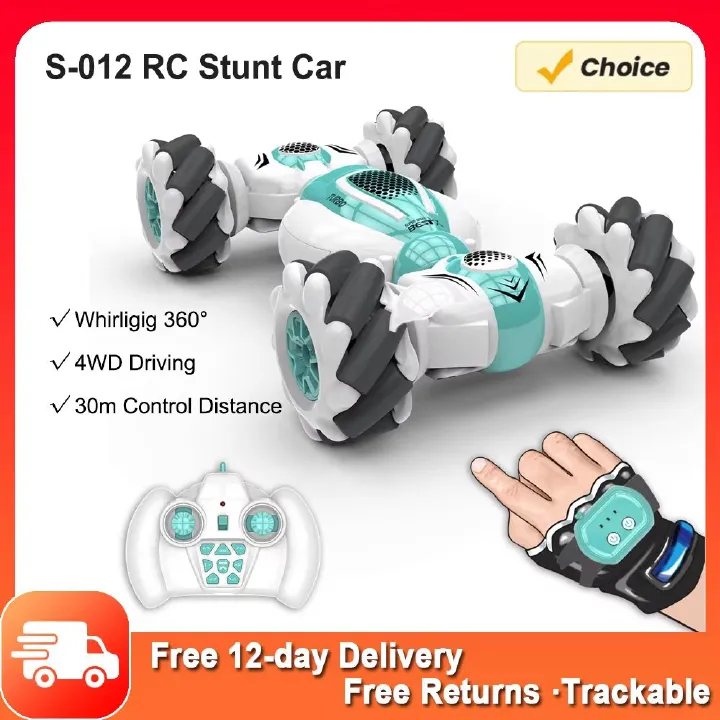 Remote Control Stunt Car Gesture Induction Twisting Off-Road Vehicle All Terrain Drift Dancing Side Driving RC Toy Gift for Kids