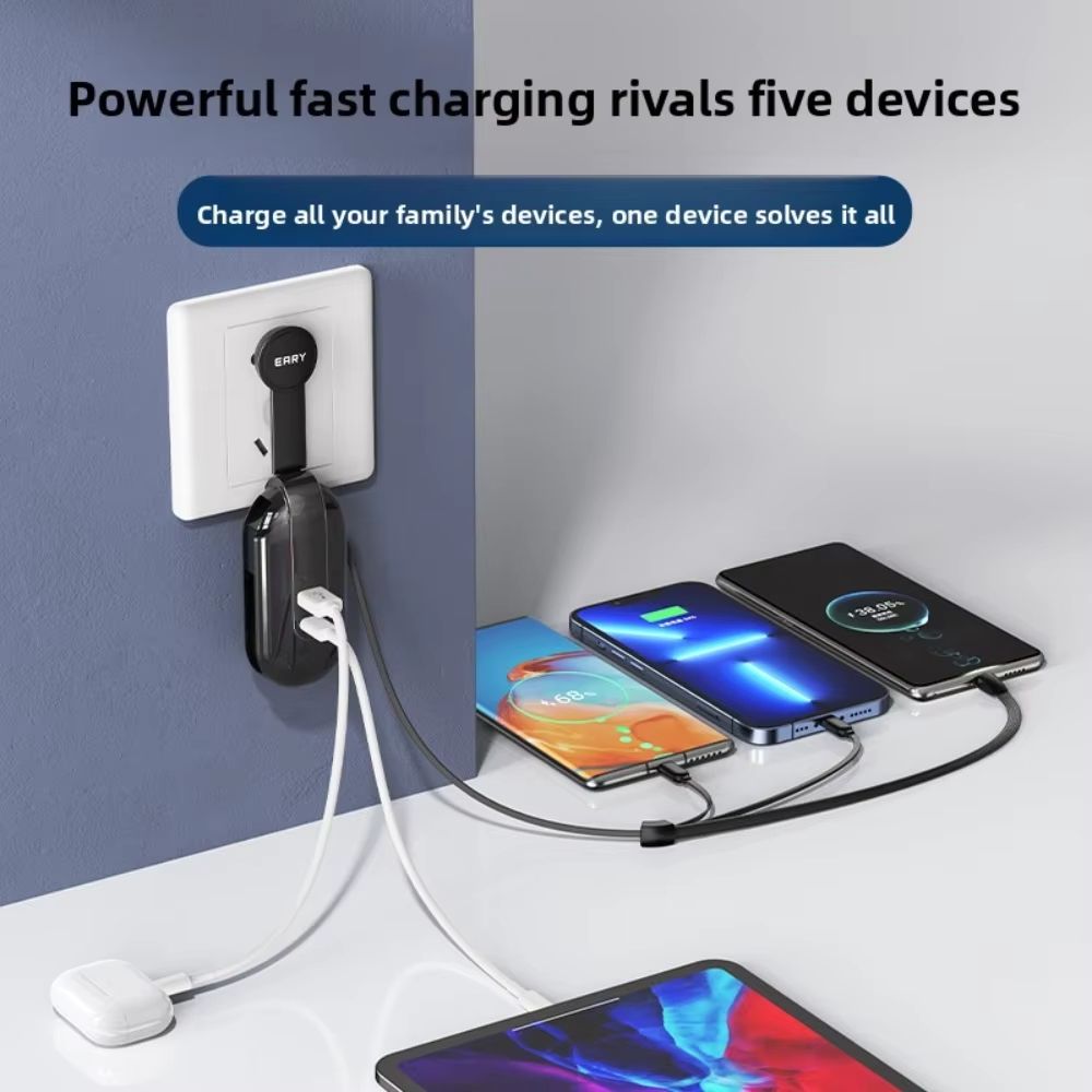 Paifan Walker Phone Charger Cable: Multi-Function 3-in-1, compatible with Apple/Type-C. Data cable for wholesale.