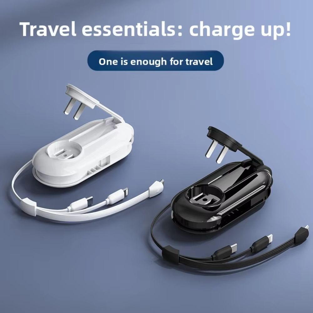 Paifan Walker Phone Charger Cable: Multi-Function 3-in-1, compatible with Apple/Type-C. Data cable for wholesale.