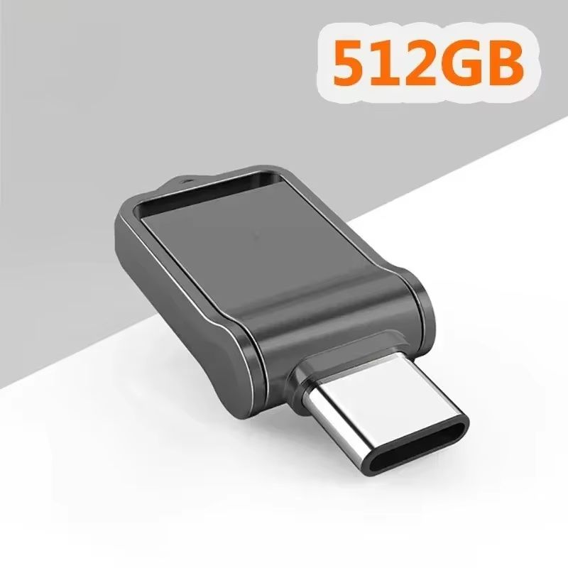 High-Speed USB Flash Drive 2TB Large Capacity Mobile Phone Computer Car Universal Converter Type-C Dual Interface 2026