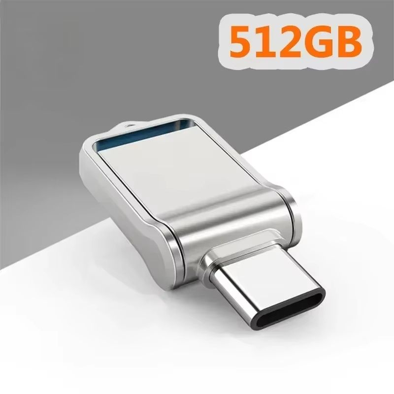 High-Speed USB Flash Drive 2TB Large Capacity Mobile Phone Computer Car Universal Converter Type-C Dual Interface 2026