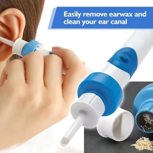 Cordless Electric Ear Pick Safe Vibration Painless Ear Cleaner Remover Spiral Ear Cleaning Device Dig Wax Personal Care Tools