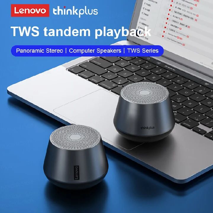 Original Lenovo Thinkplus K3 Pro Wireless Bluetooth 5.0 Speaker Portable HIFI Stereo Deep Bass with Mic HD Calls 1200mAh Long Battery for Phone PC Laptop