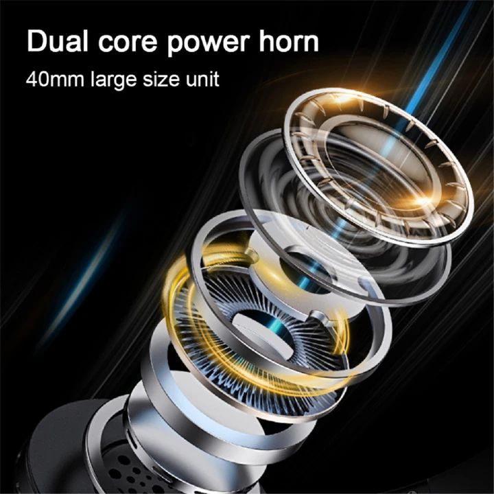 Lenovo Thinkplus TH10 Bluetooth Headphones HIFI Wireless Earphones Music with Microphones 3.5MM AUX for Mobile Smart phones Android IOS