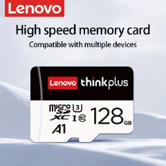 Original Lenovo Thinkplus High Speed TF Card Micro SD Card 256GB 128GB 64GB 32GB 16GB Class 10 Memory Card with SD Adapter for Android Phones/Tablet/Camera/Dash Cam