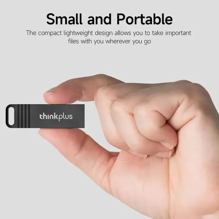 Lenovo Thinkplus 128GB USB Flash Drives U disk MU221 USB2.0 U disk Portable Shockproof Metal USB Flash Drive
