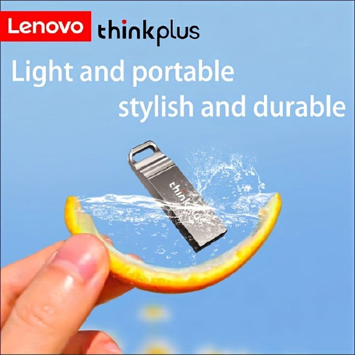 Lenovo Thinkplus 128GB USB Flash Drives U disk MU221 USB2.0 U disk Portable Shockproof Metal USB Flash Drive