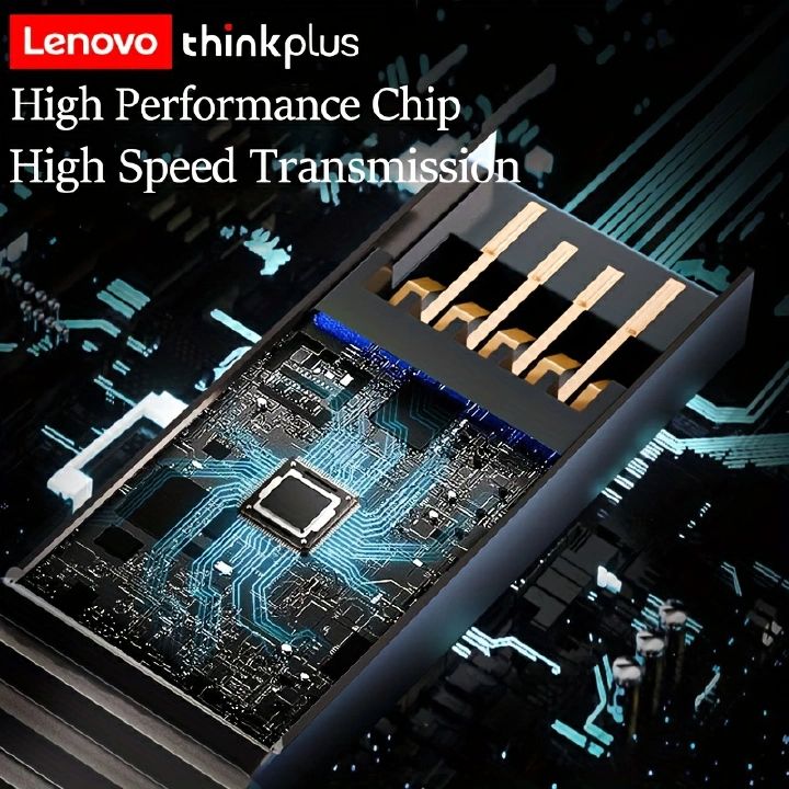 Lenovo Thinkplus 128GB USB Flash Drives U disk MU221 USB2.0 U disk Portable Shockproof Metal USB Flash Drive