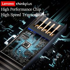 Original Lenovo Thinkplus Metal USB Flash Drive MU221 128GB 64GB 32GB 16GB USB 2.0 High Speed U Disk Waterproof Shockproof Pendrive for PC / Laptop / Car Audio