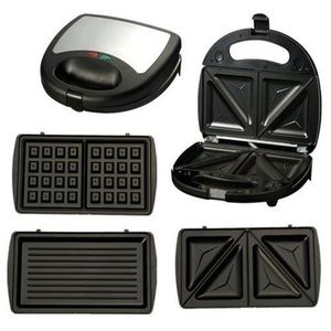 Sokany 3-in-1 Toaster Sandwich Maker, Waffle Maker & Electric Grill | Breakfast Sandwich Press, Waffle Iron & Panini Press All-in-One Machine